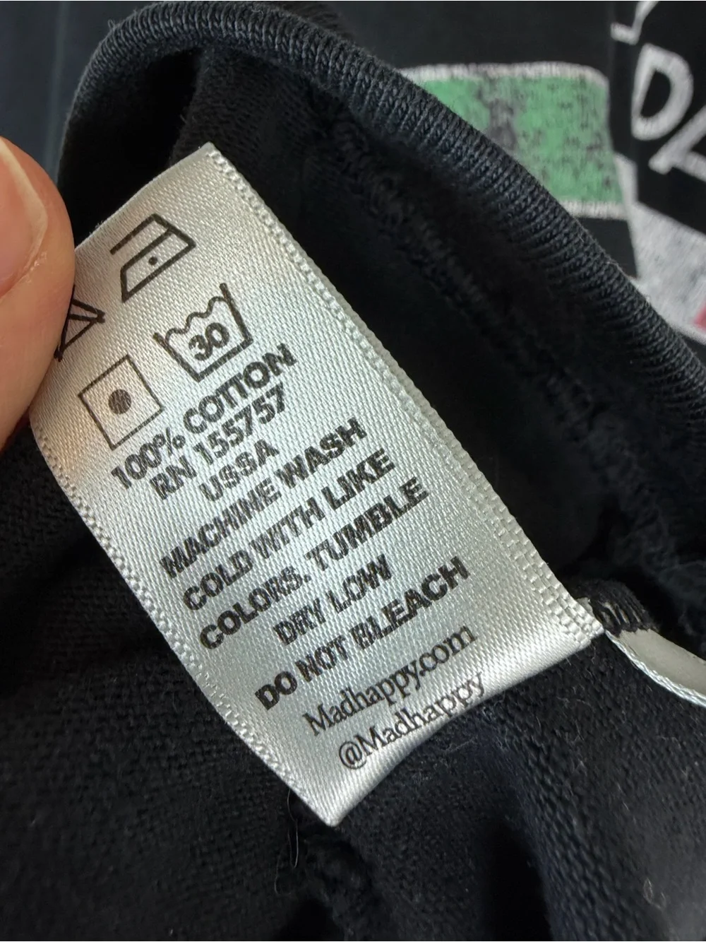 Madhappy Jon & Vinny's Vintage Tee in Black